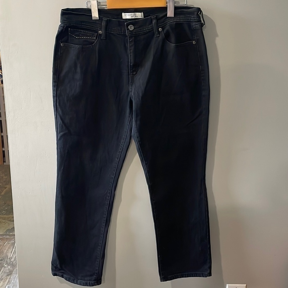 Levi’s Black 505 Jeans Straight Leg Women's Size 12 S/C
